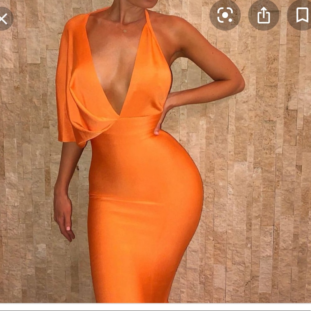 House Of CB Clemence Dress - Orange